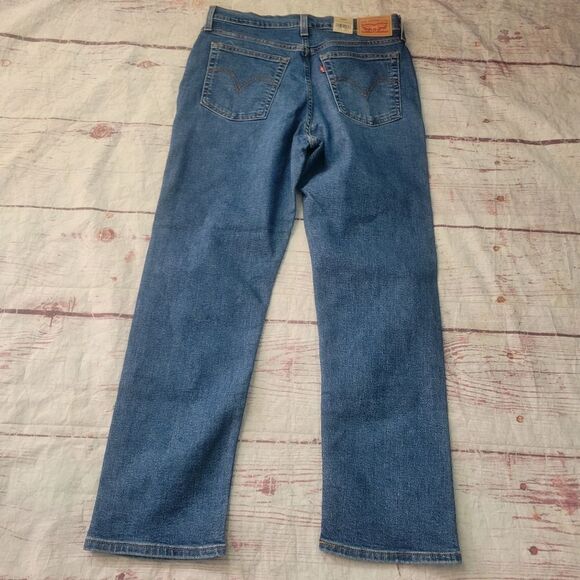 Levi's Wedgie Straight Jeans Size 12 Short NWT - Picture 4 of 6